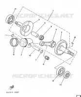 VILEBREQUIN / PISTON pour Yamaha FS1 1987