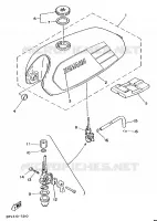 RESERVOIR A ESSENCE pour Yamaha FS1 1987