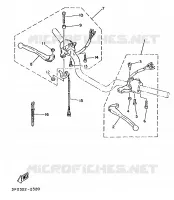 COMMODO / LEVIER pour Yamaha FS1 1987