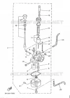CARBURATEUR pour Yamaha FS1 1987