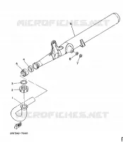 ECHAPPEMENT pour Yamaha FS1 1987