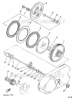 EMBRAYAGE DE DEMARREUR pour Yamaha FS1 1988