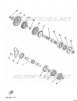 TRANSMISSION pour Yamaha FS1 1988