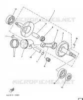 VILEBREQUIN / PISTON pour Yamaha FS1 1988