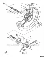 ROUE AVANT pour Yamaha FS1 1988