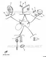 PARTIE ELECTRIQUE 2 pour Yamaha FS1 1988