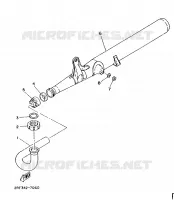 ECHAPPEMENT pour Yamaha FS1 1988