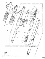 FOURCHE pour Yamaha FS1 1989