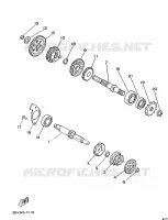 TRANSMISSION pour Yamaha FS1 1989
