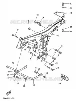 CADRE pour Yamaha FS1 1989