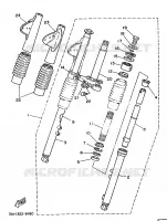 FOURCHE pour Yamaha FS1 1989