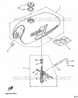 RESERVOIR A ESSENCE pour Yamaha FS1 1989
