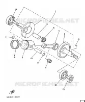 VILEBREQUIN / PISTON pour Yamaha FS1 1989