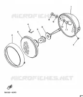 PHARE  pour Yamaha FS1 1989