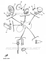 PARTIE ELECTRIQUE 2 pour Yamaha FS1 1989