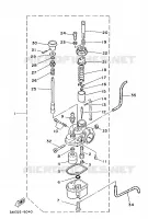 CARBURATEUR pour Yamaha FS1 1989