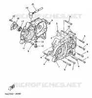 CARTER MOTEUR pour Yamaha FS1 1989