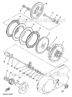 EMBRAYAGE DE DEMARREUR pour Yamaha FS1 1989