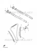 ARBRE A CAMES / CHAINE DE DISTRIBUTION pour Yamaha FZ1 ABS 2008