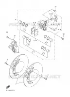 ETRIER DE FREIN AVANT pour Yamaha FZ1 ABS 2008