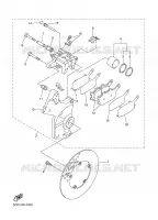 ETRIER DE FREIN ARRIERE pour Yamaha FZ1 ABS 2008