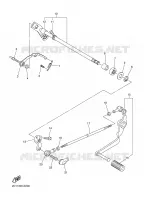AXE DE SELECTEUR / PEDALE pour Yamaha FZ1 ABS 2008