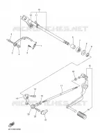 AXE DE SELECTEUR / PEDALE pour Yamaha FZ1 ABS 2008