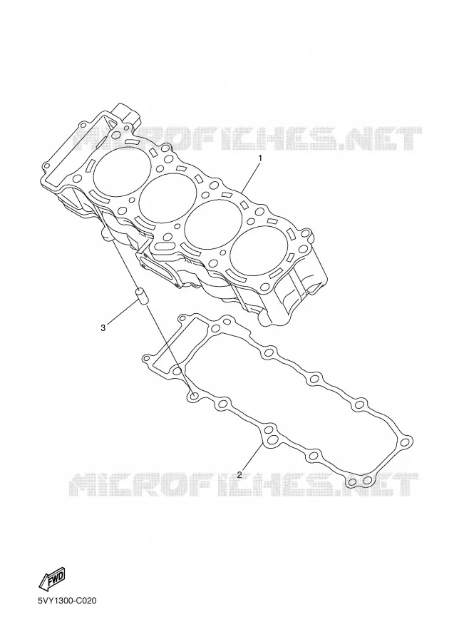 CYLINDRE Yamaha MOTO 1000 2008 FAZER  FZ1-S