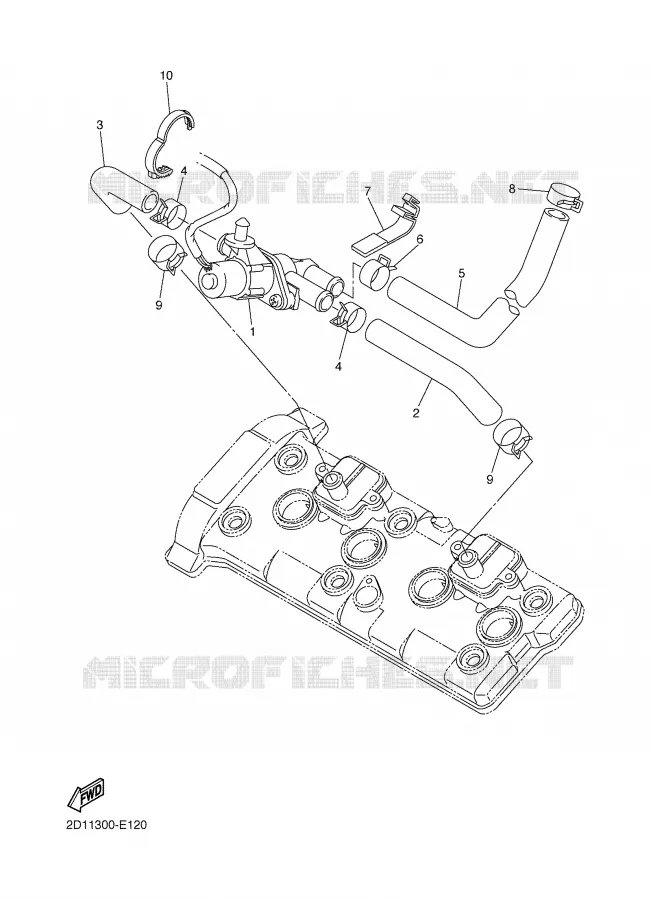 SYSTÈME D'ADMISSION D'AIR AIS Yamaha MOTO 1000 2006 FAZER  FZ1-SV