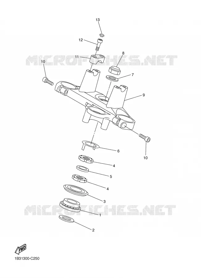 DIRECTION Yamaha MOTO 600 2004 FZ6  FZ6-N