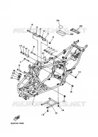 CADRE pour Yamaha WARRIOR 1997