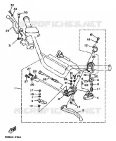 COMMODO / LEVIER pour Yamaha WARRIOR 1996