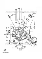 CULASSE pour Yamaha WARRIOR 1996