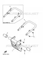 PARE CHOCS pour Yamaha WARRIOR 1996