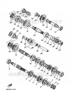 TRANSMISSION pour Yamaha WARRIOR 1996