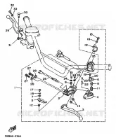 COMMODO / LEVIER pour Yamaha WARRIOR 1996