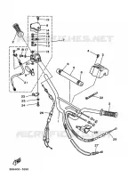 GUIDON ET CABLES pour Yamaha BANSHEE 1996
