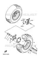 ROUE AVANT pour Yamaha BANSHEE 1996