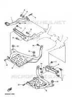 SUPPORT / REPOSE PIEDS pour Yamaha BANSHEE 1996