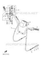 GUIDON ET CABLES pour Yamaha KODIAK 1995