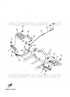 SUPPORT / REPOSE PIEDS pour Yamaha TIMBERWOLF 1995
