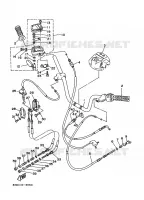 GUIDON ET CABLES pour Yamaha TIMBERWOLF 1995