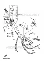 GUIDON ET CABLES pour Yamaha BANSHEE 1993
