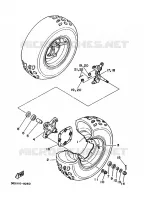 ROUE AVANT pour Yamaha BANSHEE 1991