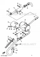ECHAPPEMENT pour Yamaha Autres modeles 1990