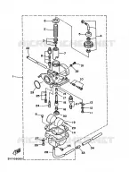 CARBURATEUR pour Yamaha YFM 1989