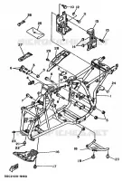 CADRE pour Yamaha YFM 1989