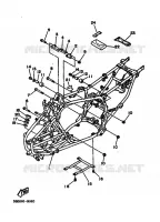 CADRE pour Yamaha WARRIOR 1989