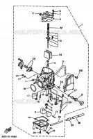 CARBURATEUR pour Yamaha WARRIOR 1989