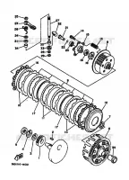 EMBRAYAGE DE DEMARREUR pour Yamaha WARRIOR 1989